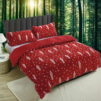 FY Ensemble de draps de lit moderne trois pièces 100% polyester doux et confortable motif solide pour un usage domestique