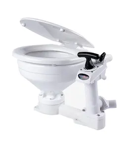 SEA FLO 12V manual perahu toilet mobil Harga flush toilet untuk RV