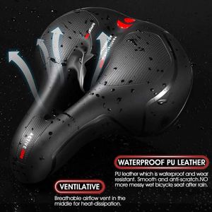 Housse de selle de vélo en Lycra hautement élastique, absorbant les chocs et ventilée, pour vélos de montagne et de route - Product Image 3