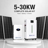 Kit Solaire Complet OEM 5KW 12KW 20KW 30KW avec Batterie LiFePO4, Panneau et Onduleur pour Système Solaire Domestique Complet
