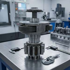 Precision Machined Alloy Steel Planetary Gear <b>Set</b> with Spline Shaft for <b>Torque</b> Reduction - Product Image 4