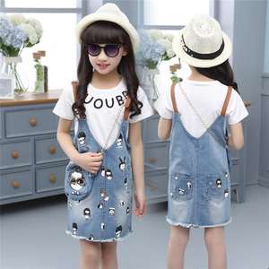 Nouvelle Collection Vêtements Enfants : Ensemble Enfant Chine en Gros avec Impression 3D (Dubaï, Sharjah, EAU) - T-shirt et Jean - Product Image 3