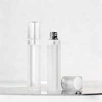 Nouvel Arrivage Tube de Rouge à Lèvres Carré Givré Fin en ABS 8ML, Emballage de Gloss à Lèvres, Cosmétique Marque Privée