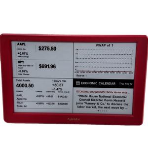 Calendrier intelligent Intelevia L2 7 pouces à écran E-Paper pour <span class=keywords><strong>les</strong></span> professionnels <span class=keywords><strong>de</strong></span> bureau |   Horloge mondiale <span class=keywords><strong>de</strong></span> nouvelles en temps réel avec synchronisation des fuseaux horaires par WiFi pour bureau - Product Image 1