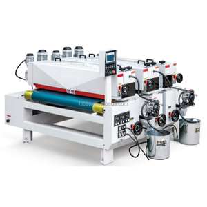 Ligne de peinture de pulvérisation UV automatique d'inspection d'usine de vidéo de soutien de HICAS pour l'équipement de traitement de porte en bois - Product Image 5
