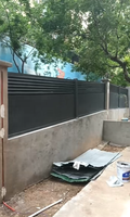 Système de clôture moderne résistant aux intempéries, fabrication directe OEM/ODM, pour cour résidentielle