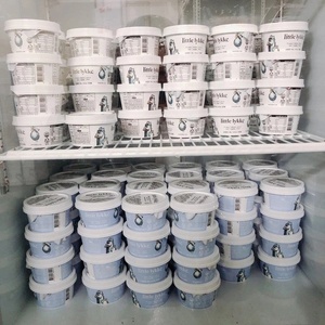 4Oz desechable 120ml vainilla Eco amigable personalizado PP helado tazas tapa <span class=keywords><strong>y</strong></span> cuchara - Product Image 6