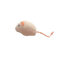 Jouet populaire en peluche pour chats, souris amusante et mignonne, écologique, cinq couleurs unies, avec herbe à chat, pour attraper et mâcher