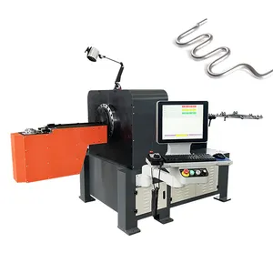 Factory price Fully automatic ZD-3D-308 model Metal 3d Cnc Steel Wire Bending Machine 3d wire bender