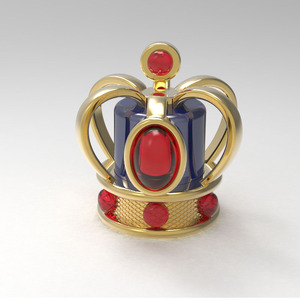 Bán Buôn Tùy Chỉnh Nước Hoa Sang Trọng Nắp Chai 15Mm Nước Hoa Zamac Chai Nắp Vương Miện Cổ Điển Kim Loại Nước Hoa Chai Bìa - Product Image 1