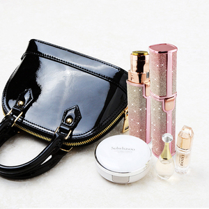 Epilator Pencukur Alis, Pencukur Bulu Wajah <span class=keywords><strong>2</strong></span> Dalam 1 Isi Ulang USB Elektrik Warna-warni - Product Image 4