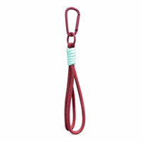Porte-clés coloré tressé à la main avec mousqueton, cordon de téléphone et accessoires pour poupées