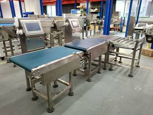 Bắc Kinh langke tùy chỉnh tự động vành đai kiểm tra định lượng năng động trực tuyến trọng lượng Divider thực phẩm checkweigher rejector OEM ODM - Product Image 2