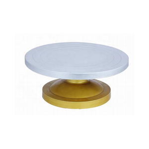 Plastic Cake Turntable Turntable Plastic Bakest Gold Plastic Steel Revolving Cake Decorating Stand Dessert Turntable Plastic Rotating Cake Turntable