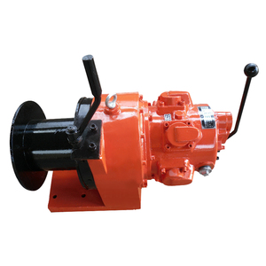 Cabrestante neumático industrial JQH-10x24 a prueba de explosiones con motor de aire de un solo tambor para cubierta de barco marino - Product Image 1