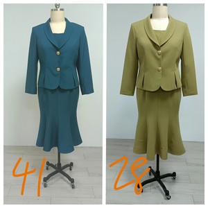 Tailles plus grandes, OEM, jupe de bureau pour femmes de haute qualité en pur coton - Product Image 4