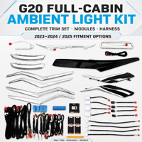 Kit d'éclairage d'ambiance pour BMW G20 G21 G28 Série 3, éclairage de portière, tableau de bord, console, zone des pieds, vente en gros