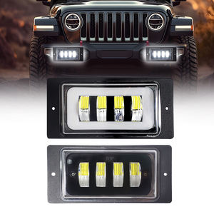Luces de conducción LED de 7 pulgadas y 40W para faros delanteros de parachoques todoterreno <span class=keywords><strong>Lada</strong></span> Wrangler con luces antiniebla y luces de trabajo utilizadas para correr - Product Image 3