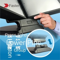 Expositor de Archivos de Sobremesa de Rápida Instalación, Material PE, Forma de Carpeta, Impresión Laminada para Empresas de Publicidad