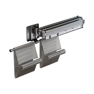 ราวตากผ้าอลูมิเนียมพับได้ทันสมัย ติดผนังระเบียง แบบยืดหดได้ ซ่อนได้ - Product Image 3