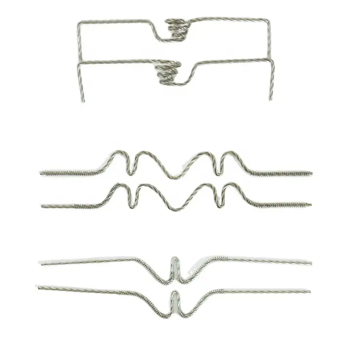 Vakum kaplama tungsten filament tel/tungsten tel ısıtıcı/boyut özelleştirilebilir ısıtma elemanı