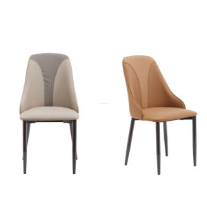 Light Luxury <b>Padded</b> Backrest Dining <b>Chair</b> for Hotel Lobby - Product Image 4