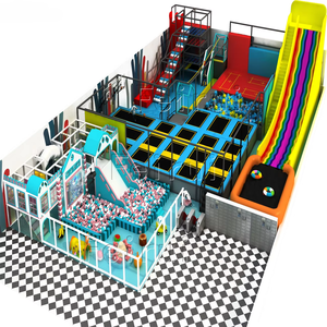 Chất Lượng Cao Kid Trong Nhà Sân Chơi Thiết Bị Phiêu Lưu Với Trượt Trò Chơi Nhảy Lớn <span class=keywords><strong>Trampoline</strong></span> Công Viên Cho Thương Mại Centre - Product Image 5
