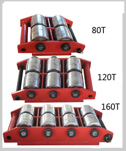 Apoio giratório rotatório plataforma redonda do rolo da carga do carrinho para a máquina que movimenta o equipamento pesado do móvel - Product Image 5