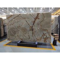 Dalles de quartzite moderne en marbre bleu romain SH STONE Luxury Stone Brazil Blue Roma Impression pour sol extérieur et grand panneau mural