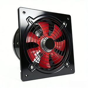 Ventilateur axial mural carré de 12 pouces, 220V, nouveau modèle, faible bruit, échange <span class=keywords><strong>d</strong></span>'air pour atelier, cuisine, ventilateur <span class=keywords><strong>d</strong></span>'évacuation industriel - Product Image 2