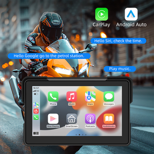7 "không thấm nước Xe Máy hiển thị Carplay Android Auto <span class=keywords><strong>GPS</strong></span> <span class=keywords><strong>navigation</strong></span> màn hình cho xe máy - Product Image 6