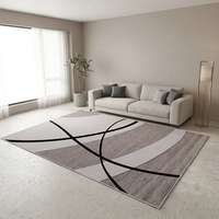 Tapis de luxe pour salon, grand tapis moderne pour la décoration de la maison, tapis moelleux et doux, revêtement de sol en promotion