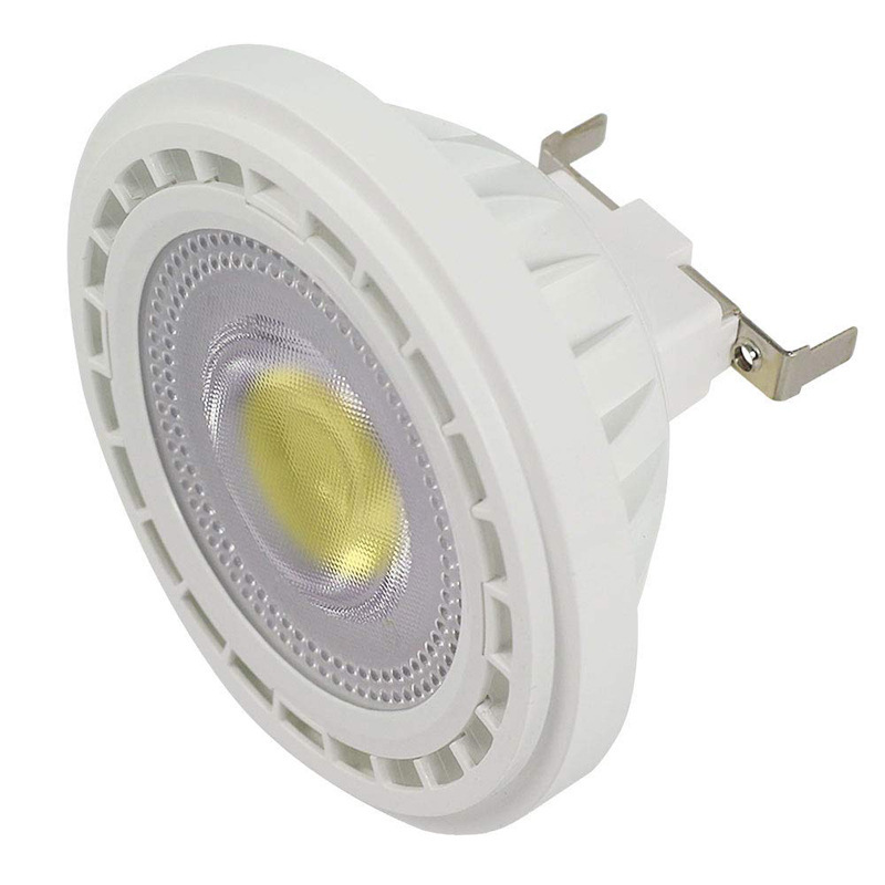 LED AR111 tube Lamp 12W GU10 G53 plastic-coated aluminum shell COB lamp bead rail grille ceiling lamp lens DC12V 110V 230V