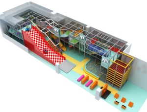 Trẻ Em Devil Slides Nảy Mê Cung Sân Chơi Trong Nhà Thiết Bị Để Bán - Product Image 2