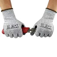 Gants de travail anti-impact de niveau 5, HPPE anti-coupure, revêtement en PU/nitrile à points, protection contre les abrasions, mécanicien