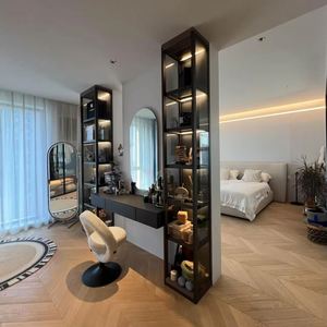 Armario de dormitorio de estilo europeo de precio bajo de fábrica profesional guardarropa abierto guardarropa de dormitorio moderno - Product Image 1