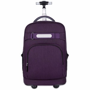 Carry on School Bags Wheeled <strong>Backpack</strong> Business Travel <strong>Trolley</strong> <strong>Backpack</strong> with Wheels - Product Image 1