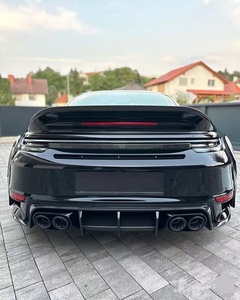 ชุดแต่งคาร์บอนไฟเบอร์ Rocket 900 สไตล์ สำหรับ Porsche 911 992 Carrera CarreraS คาร์บอนแห้ง  ลิปหน้า ดิฟฟิวเซอร์ สเกิร์ตข้าง สปอยเลอร์ - Product Image 5