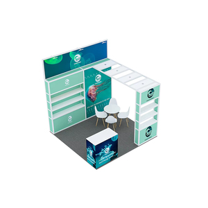 Giá trưng bày đa chức năng bằng nhôm 10x10 ft tùy chỉnh với vải căng thẳng cho triển lãm và trưng bày. - Product Image 3