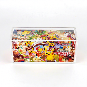 Hot Selling Pokemoned Center Tokyo Special Box Clear Acrylic Storage Case for Trading Cards <b>Display</b> Rack - Product Image 1
