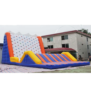 Muro de Escalada Inflable con Diseño de <span class=keywords><strong>Mono</strong></span> de la Selva, con Agarraderas con Forma de Huella y Plataforma Azul para Parques Infantiles y <span class=keywords><strong>Eventos</strong></span> - Product Image 4