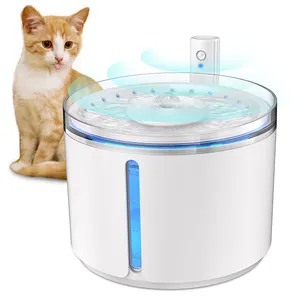 Платформеры, отражения, смешные фонтан воды кота 2.2L с батарейным питанием фонтан для домашних животных, 135 датчик движения Cat для фонтанчика питьевой воды