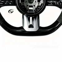 Volant de voiture rond en bois de rose de haute qualité pour Mercedes AMG GT CLA GLB 35 45 GLE W204 C63 W212 W218 W207 W172 W223