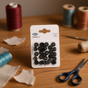 Bottoni Ilan 10mm 4 Fori 32 Pezzi per Cucito e Artigianato - Product Image 2