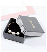 Boîte à bijoux de luxe en papier de voyage, organisateur en verre Led, tiroir rond en carton céramique bambou, boîte avec pochette