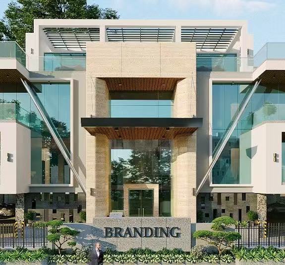 Commercial office building construction project contracting professional steel structure decoration materials furniture supply
