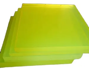 Полиуретановый полиуретановый лист по индивидуальному заказу, полиуретановый лист толщиной 2 мм 4 мм 8 мм 40 мм, желтый полиуретановый лист