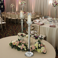 Nouveau design Centres de table pour bougies de mariage Bougeoir conique avec bougeoir personnalisé Hurricane