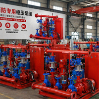 Pompa Kebakaran Mesin Diesel EDJ Lengkap Terintegrasi Skid-mounted Diesel-elektrik Sistem Penggerak Ganda Set Pompa Air Pemadam Kebakaran