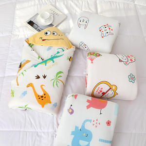 Hoge Kwaliteit 90X90 Cm Minky Dot Capuchon Baby Deken Super Zacht 100% Katoen Bedrukt Patroon Modieuze Groothandel Opties - Product Image 4